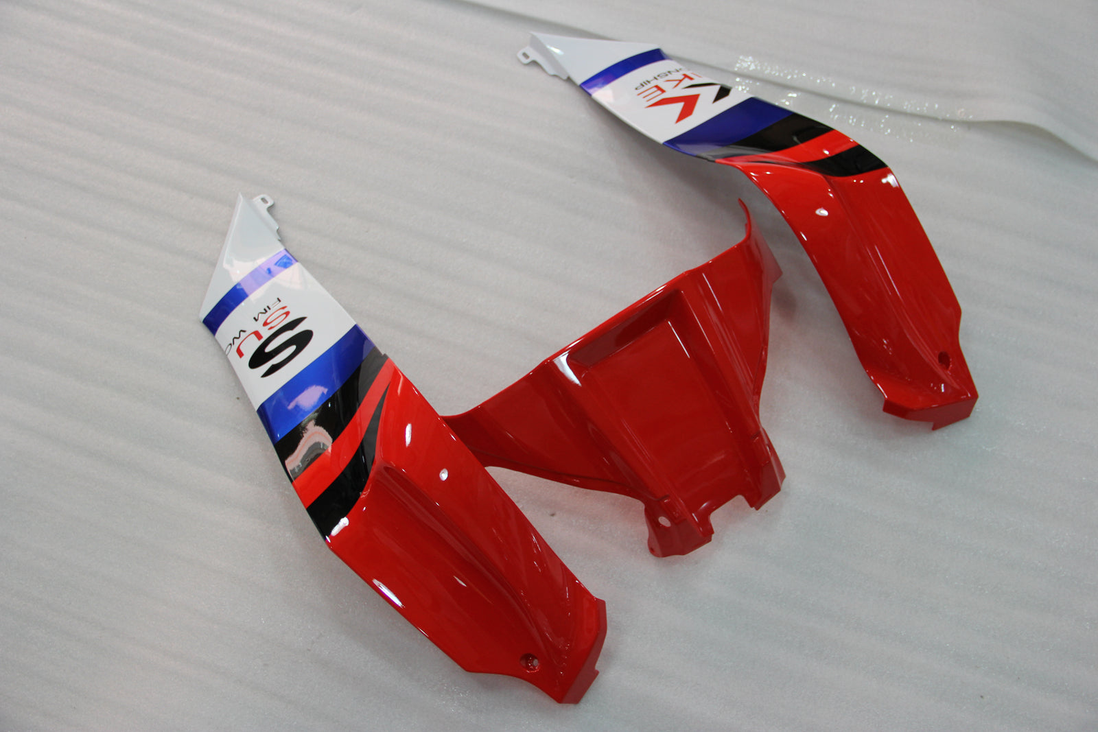 Amotopart 2011-2015 Kawasaki ZX10R Fairing Blue&Red Kit