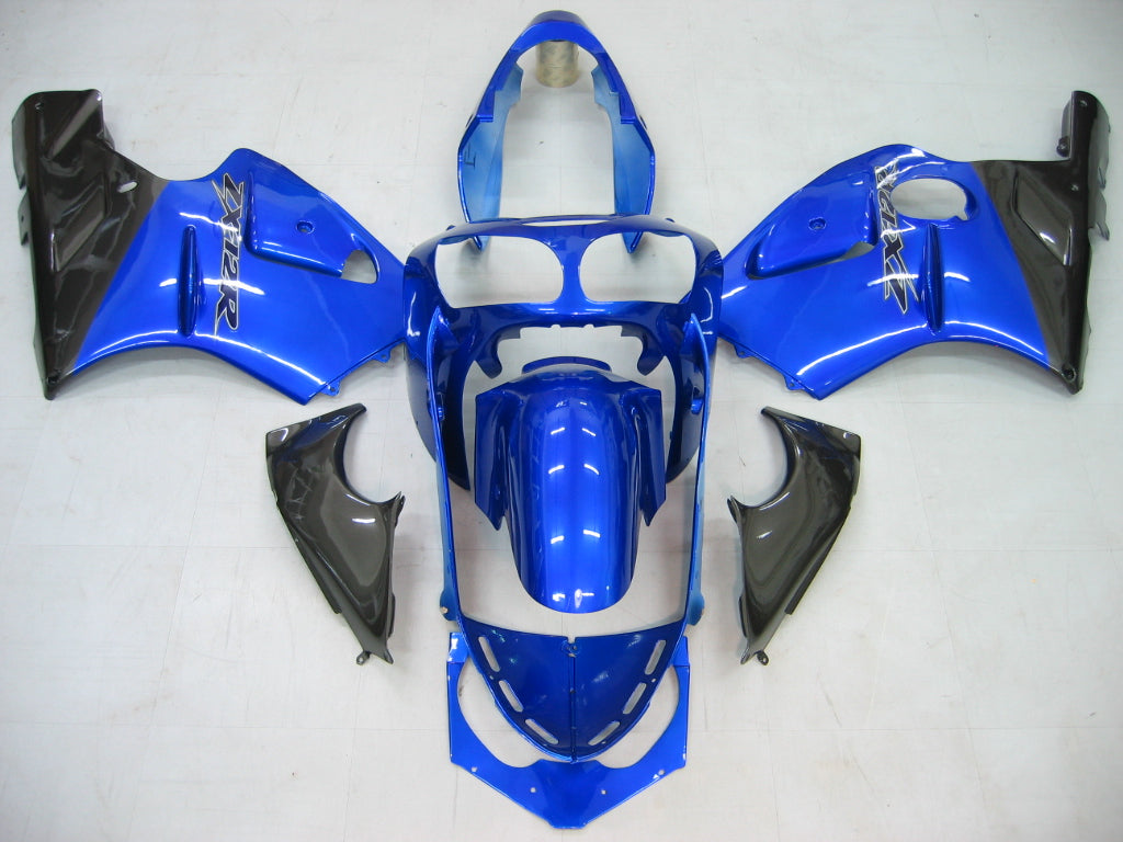 Amotopart 2000-2001 Kawasaki ZX12R フェアリング G ブラック キット