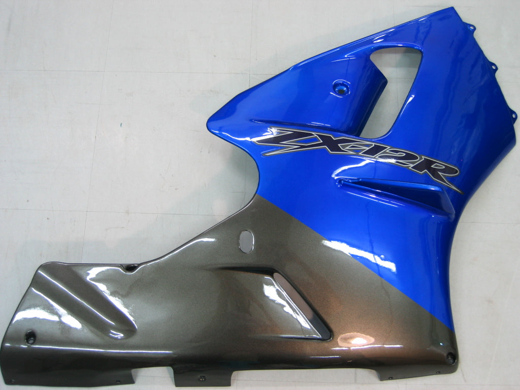 Amotopart 2000-2001 Kawasaki ZX12R フェアリング G ブラック キット