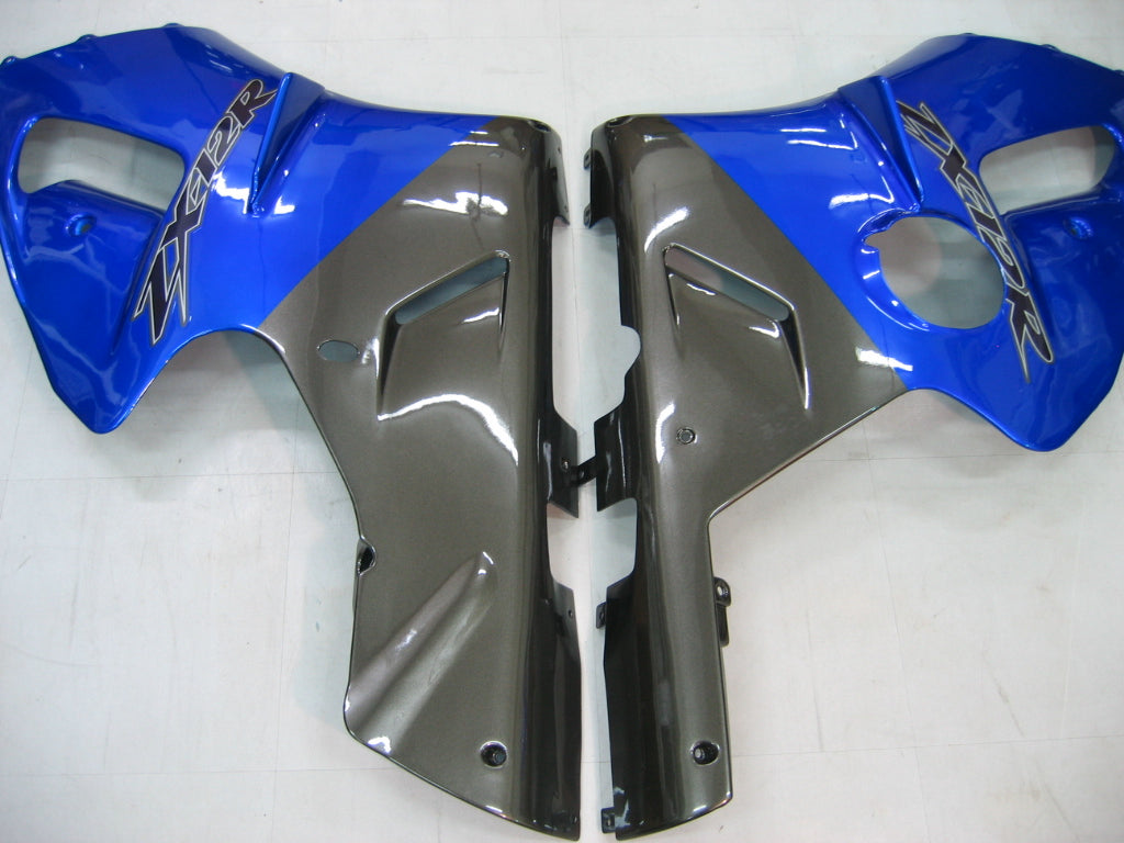 Amotopart 2000-2001 Kawasaki ZX12R Fairing G-Black Kit