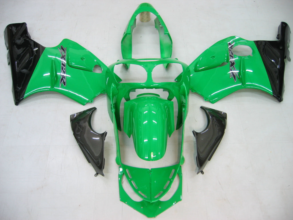 Kit carenatura verde Amotopart 2000-2001 Kawasaki ZX12R