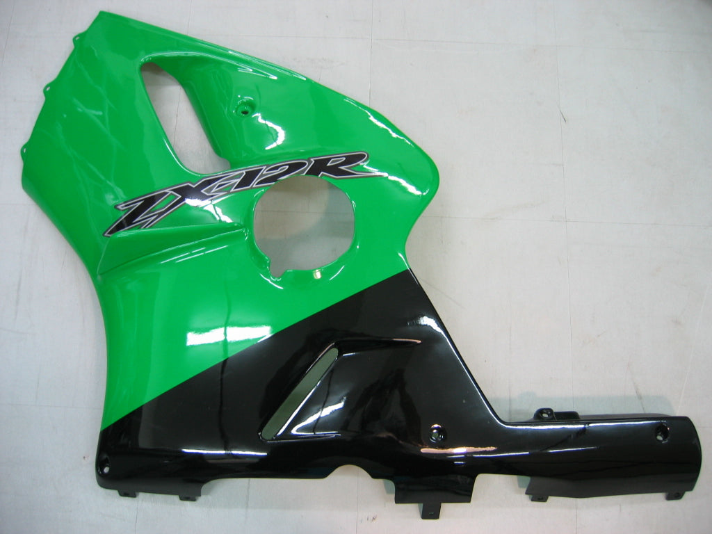 Amotopart 2000-2001 Kawasaki ZX12R Fairing Green Kit