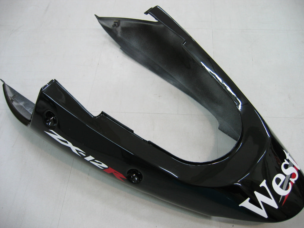 Amotopart 2000-2001 Kawasaki ZX12R Fairing Black&White Kit