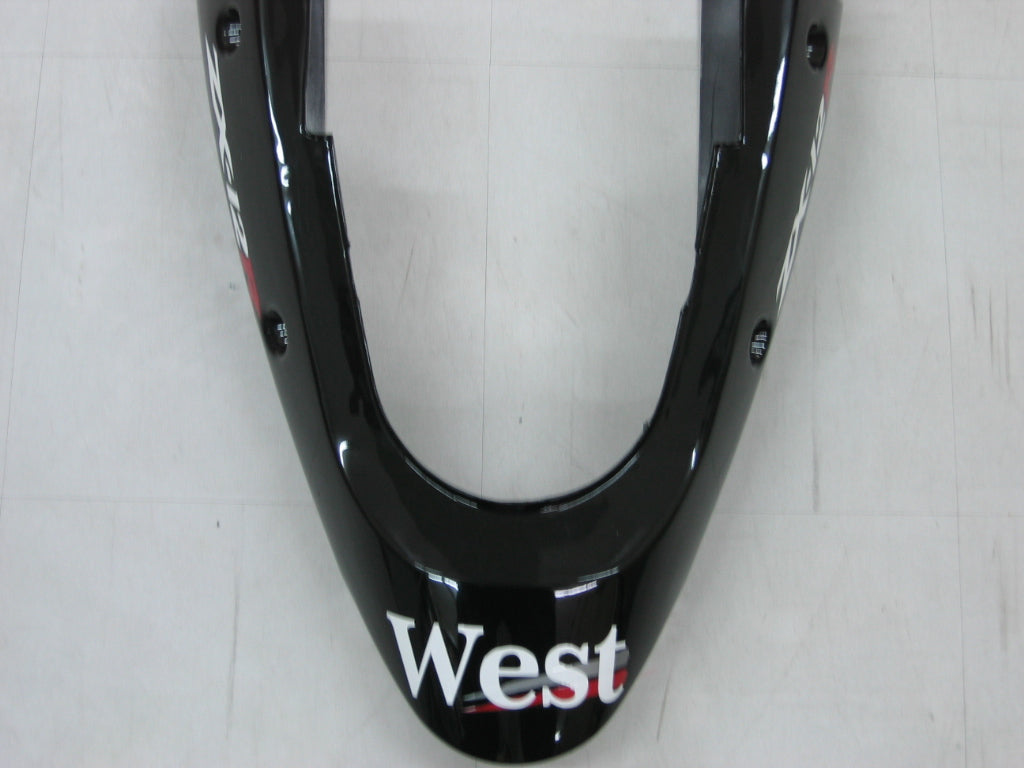 Amotopart 2000-2001 Kawasaki ZX12R Fairing Black&White Kit