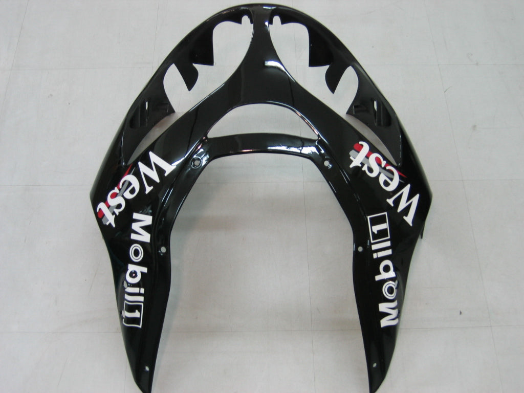 Amotopart 2000-2001 Kawasaki ZX12R Fairing Black&White Kit