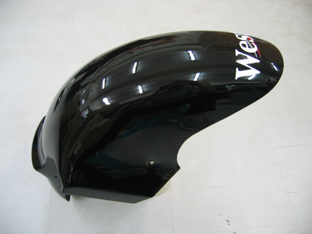 Amotopart 2000-2001 Kawasaki ZX12R Fairing Black&White Kit