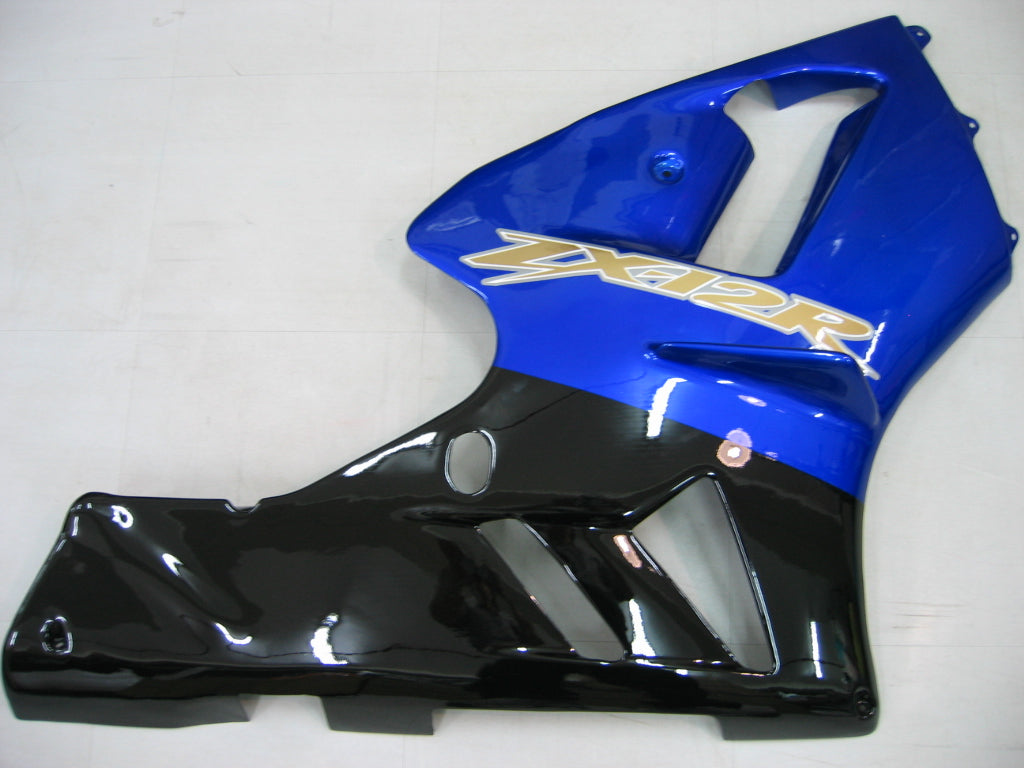 Amotopart 2002–2005 Kawasaki ZX12R Verkleidungsset, Blau