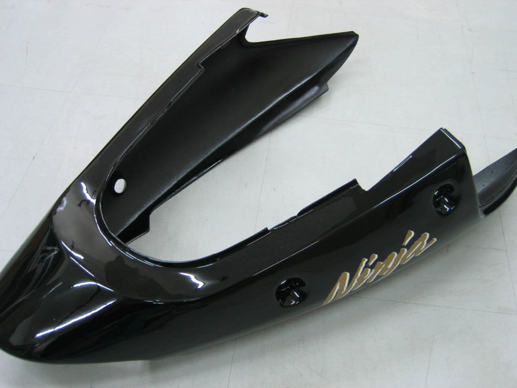 Amotopart 2002-2005  Kawasaki ZX12R Fairing G-Black&Gold Kit