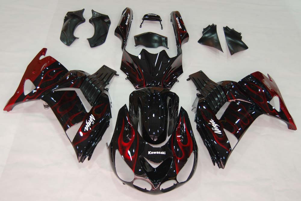 Amotopart Verkleidungen Kawasaki ZX14R (2006–2011) Verkleidungsset