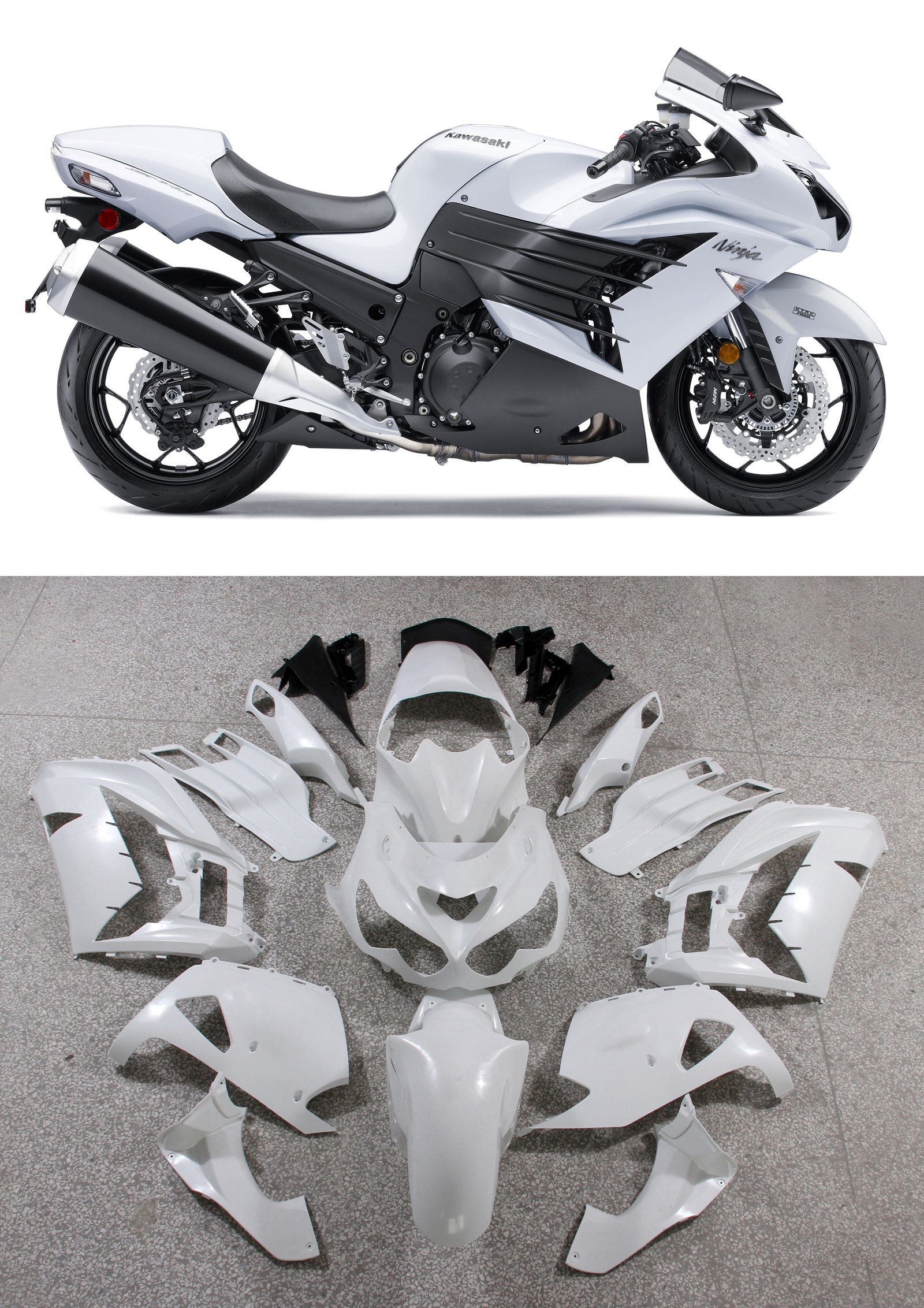 Amotopart Fairings Kawasaki ZX14R (2012-2022) Fairing Kit