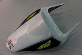 Amotopart 2003-2004 Kawasaki ZX6R Fairing White&Blue Kit