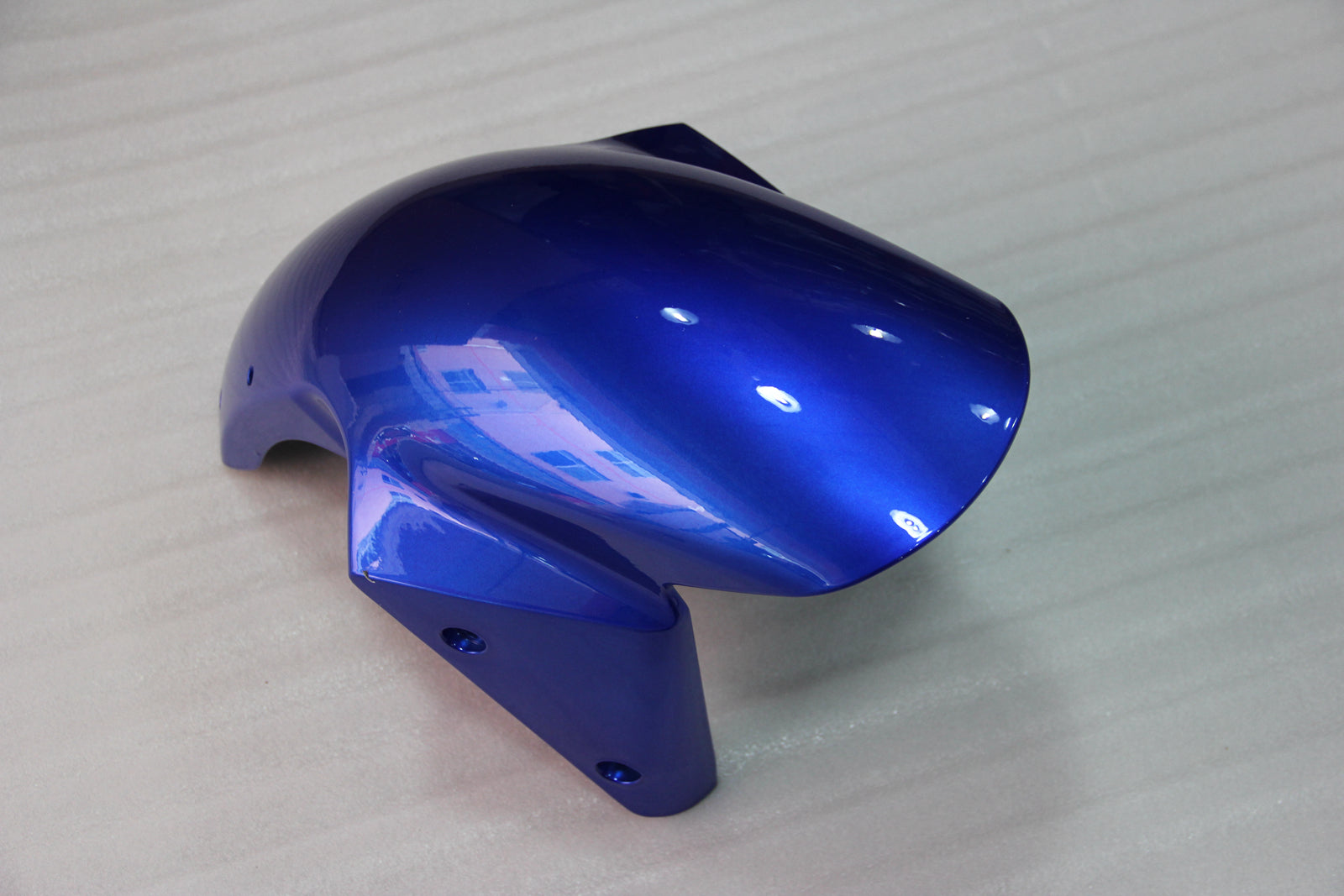 Amotopart 2003-2004 Kawasaki ZX6R Fairing White&Blue Kit