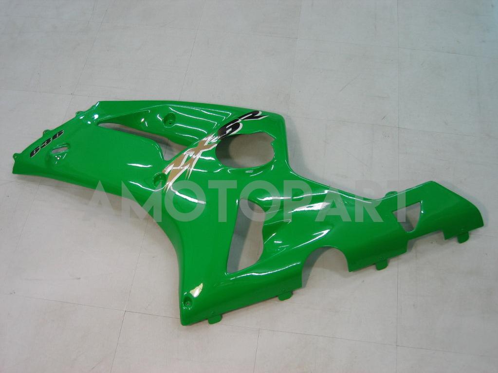 Amotopart 2003-2004 Kawasaki ZX6R FAIRION Green Kit