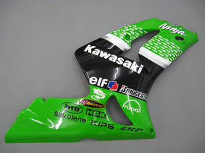 Kit carena verde Amotopart Kawasaki ZX6R 2003-2004