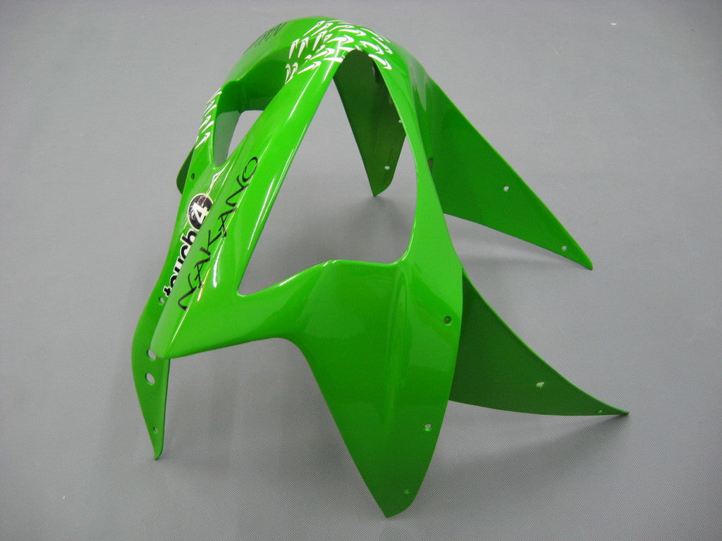 Kit carena verde Amotopart Kawasaki ZX6R 2003-2004