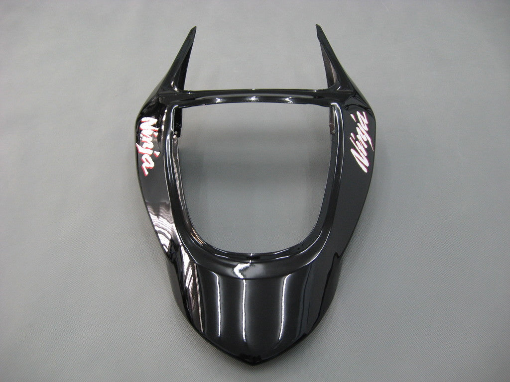 Amotopart 2003-2004 Kawasaki ZX6R Fairing Black Kit