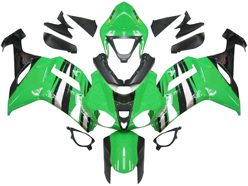 Generic Fit For Kawasaki ZX6R 636 (2007-2008) Bodywork Fairing ABS Injection Molded Plastics Set 13 Style