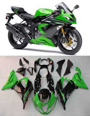 Generic Fit For Kawasaki ZX6R 636 (2013-2016) Bodywork Fairing ABS Injection Molded Plastics Set 2 Style