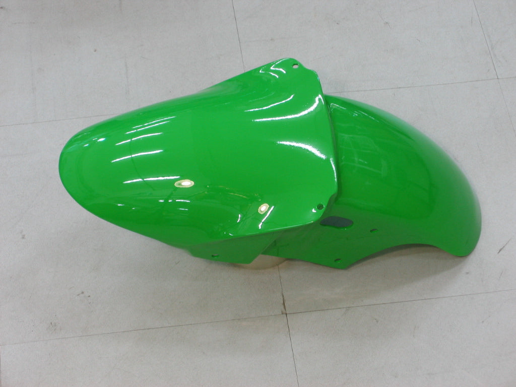 Amotopart 2000–2001 Kawasaki ZX9R Verkleidungsset, grün