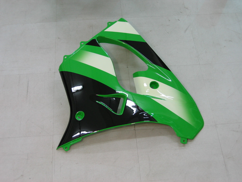 Amotopart 2000-2001 Kawasaki ZX9R Fairing Green Kit