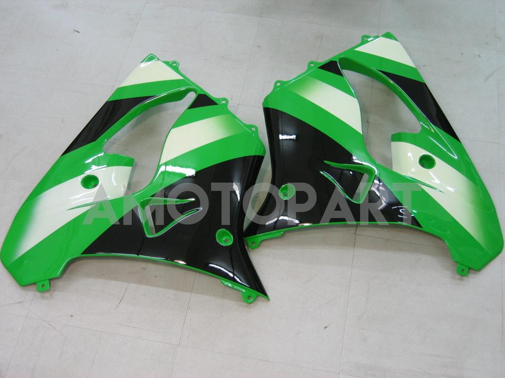 Amotopart 2000-2001 Kawasaki ZX9R Fairing Green Kit
