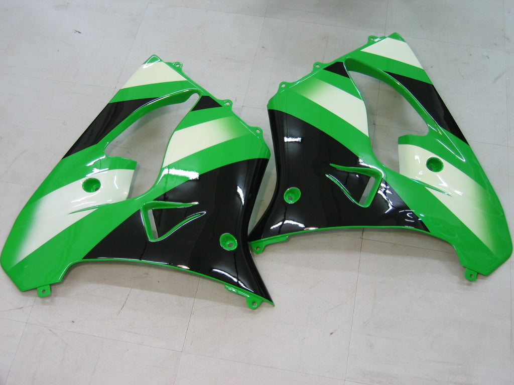 Kit de carénage vert Amotopart 2000-2001 Kawasaki ZX9R