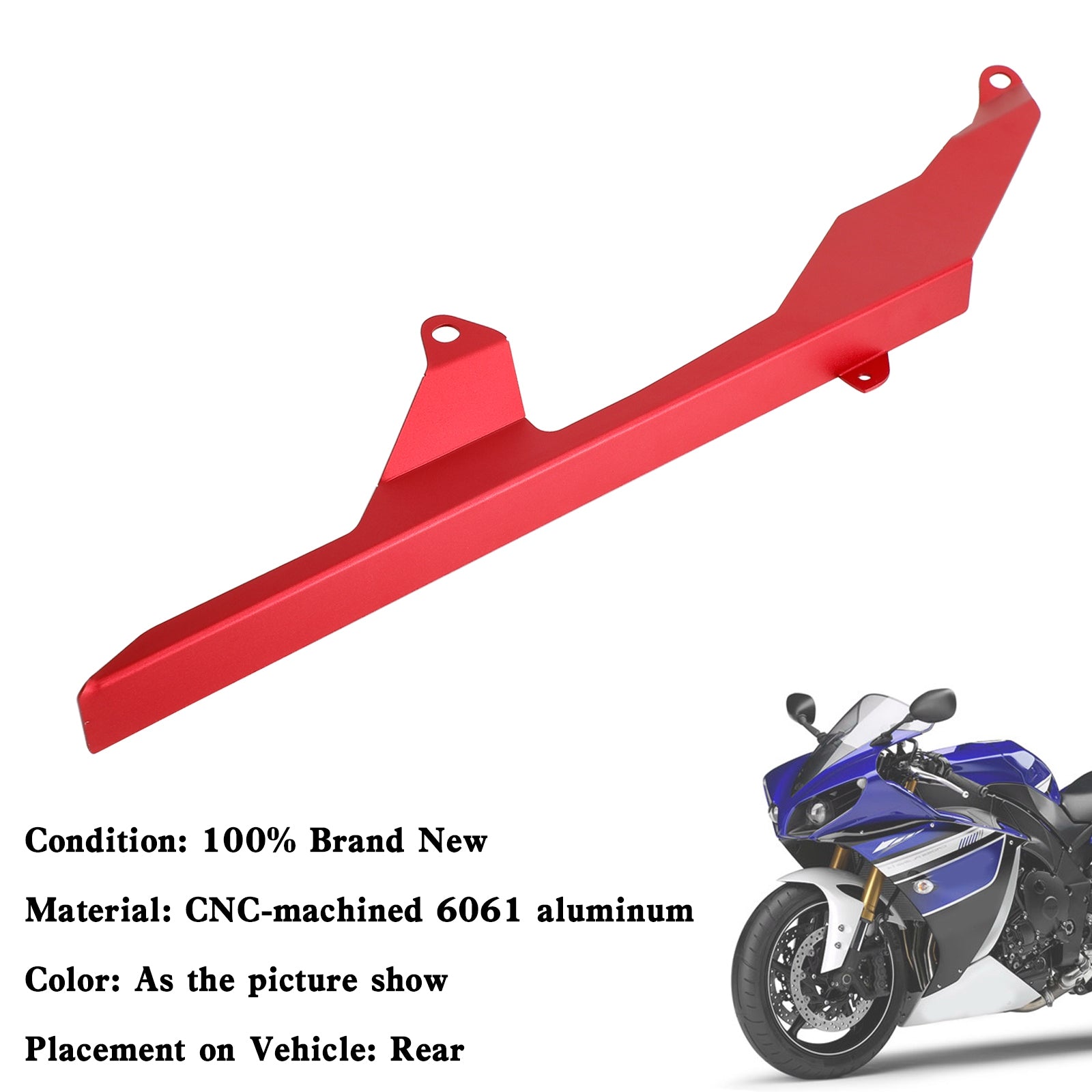 Rear Sprocket Chain Guard Protector Cover For YAMAHA YZF R1 2009-2014 Generic