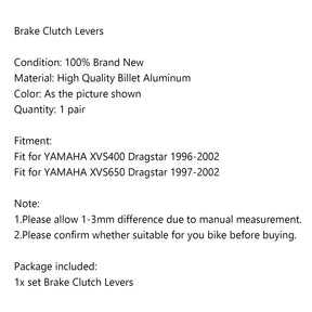 Brake Clutch Levers for Yamaha Dragstar XVS400 1996-2002 XVS650 1997-2002 Generic