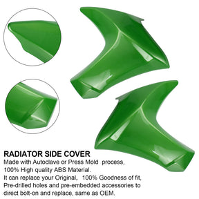 Radiator Side Cover Fairing Cowling Panels for Kawasaki ER6N 2012-2016 Generic