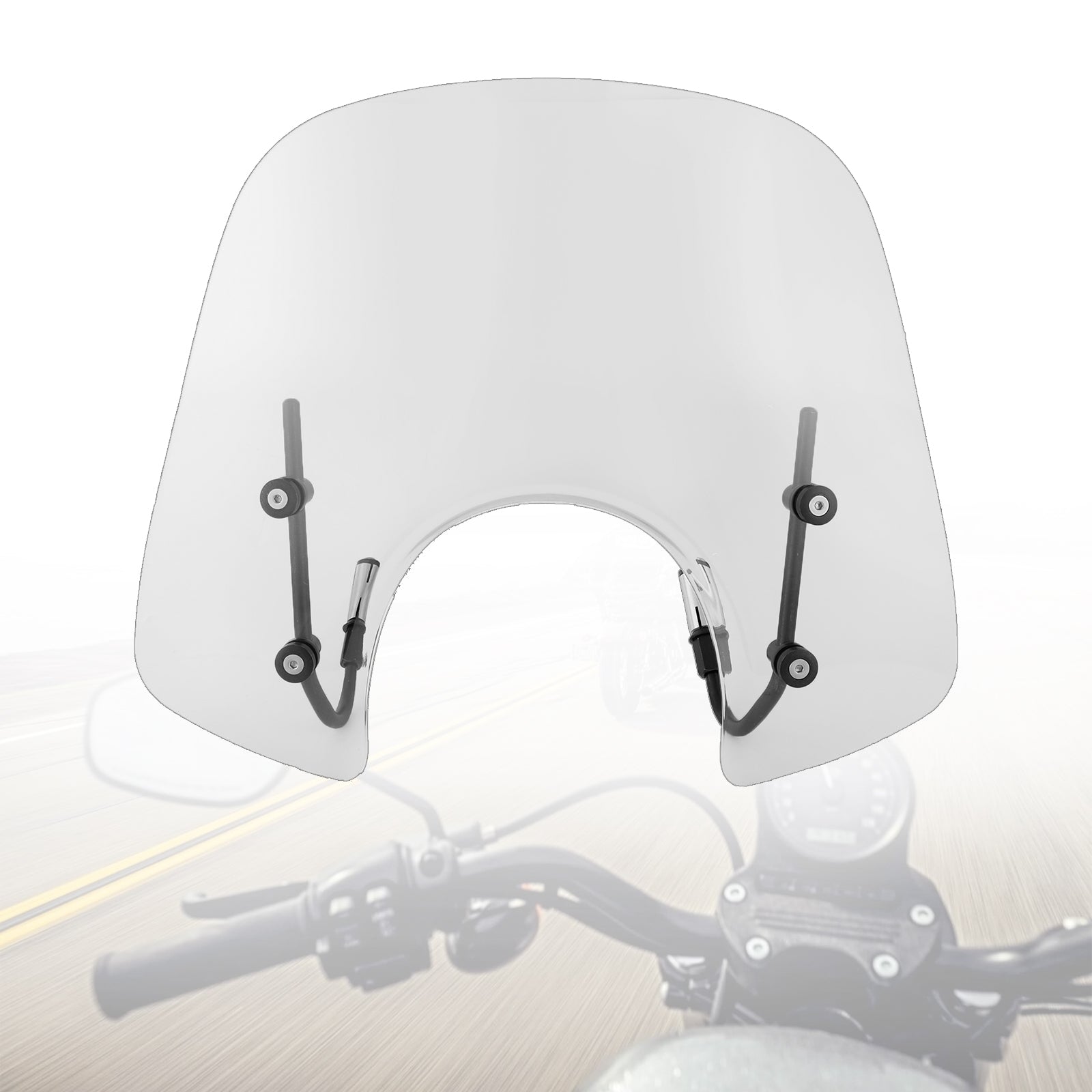 ABS Motorcycle Windshield WindScreen fit for Vespa Primavera 150 2014-2021 Generic