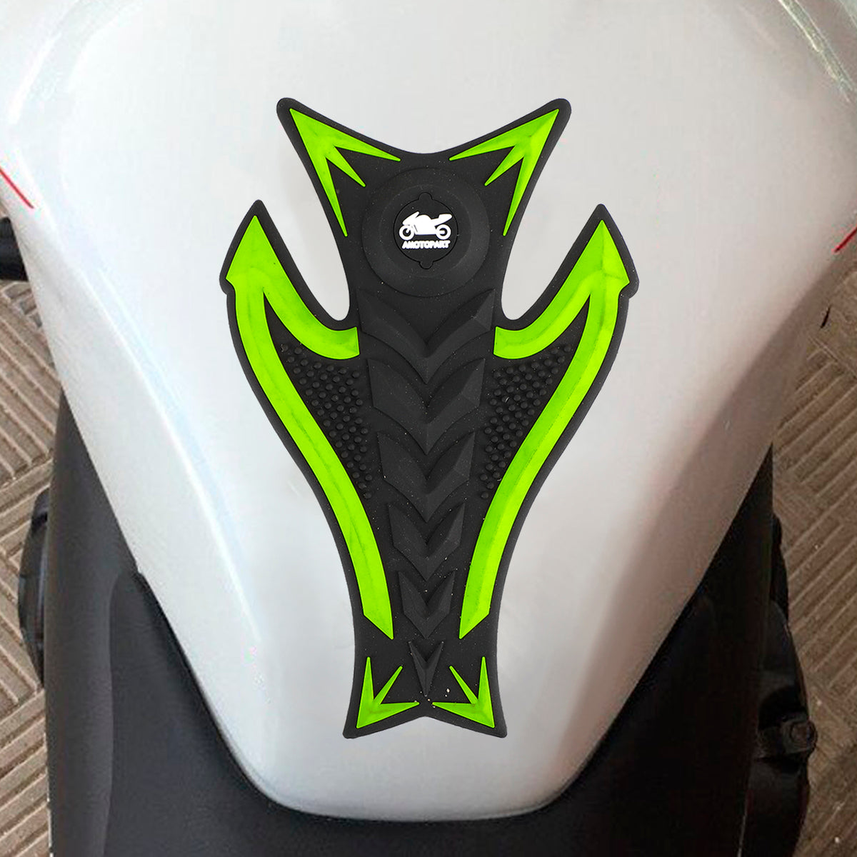 3D Motorcycle Rubber Gel Gas Tank Pad Protector Decal and Sticker Tankpad