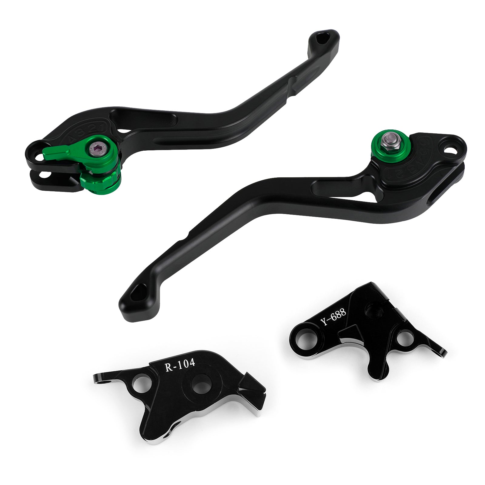 Nouveau levier de frein d'embrayage court adapté pour Yamaha YZF R1 R6 R6S VERSION CA/ue