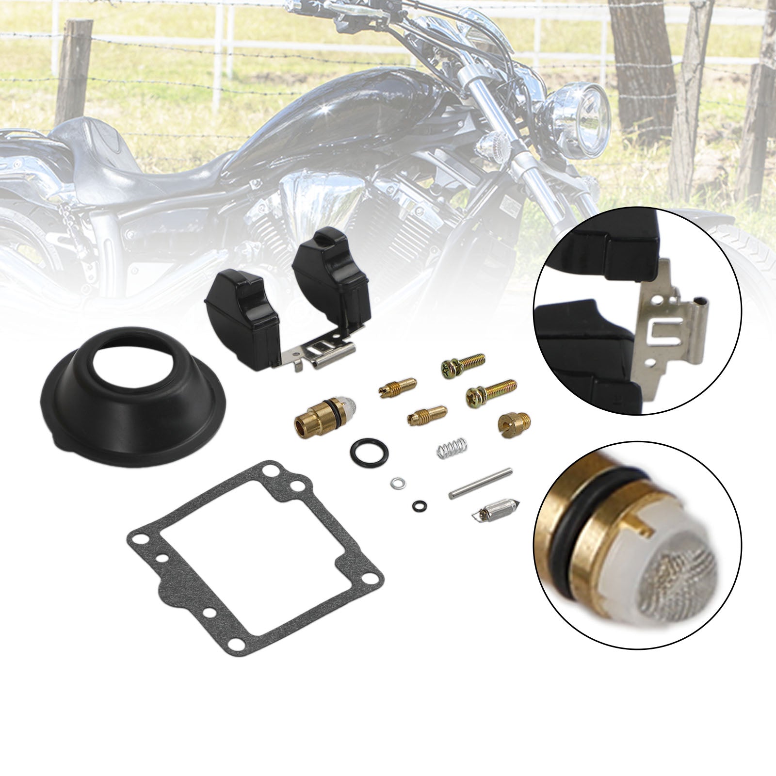 Kit de réparation de reconstruction de carburateur adapté pour Yamaha XS1100 XS1100L XS1100S 1980-81 générique