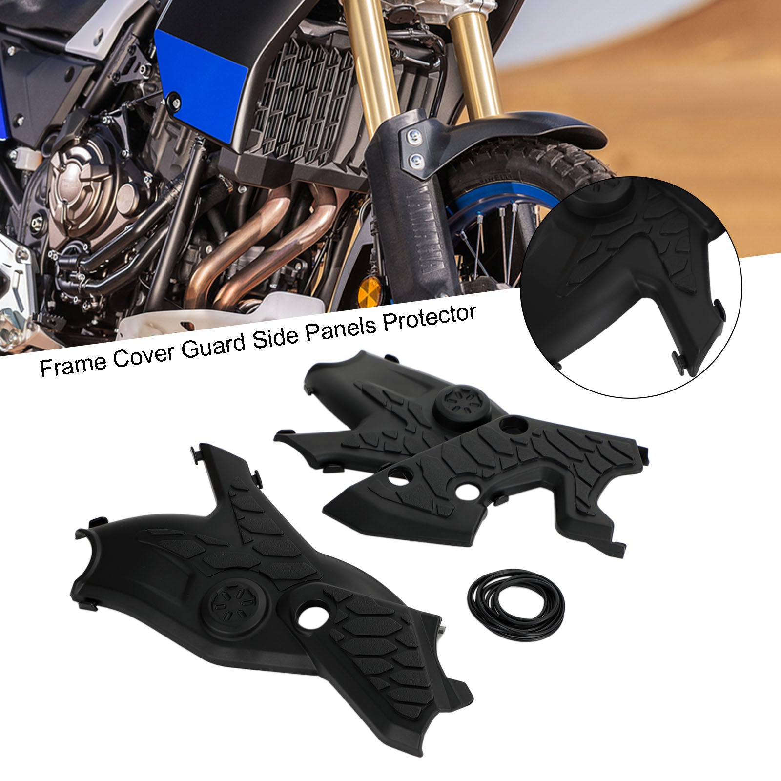 Protecteur de panneaux latéraux de protection de cadre pour Yamaha Tenere 700 2019 – 2021