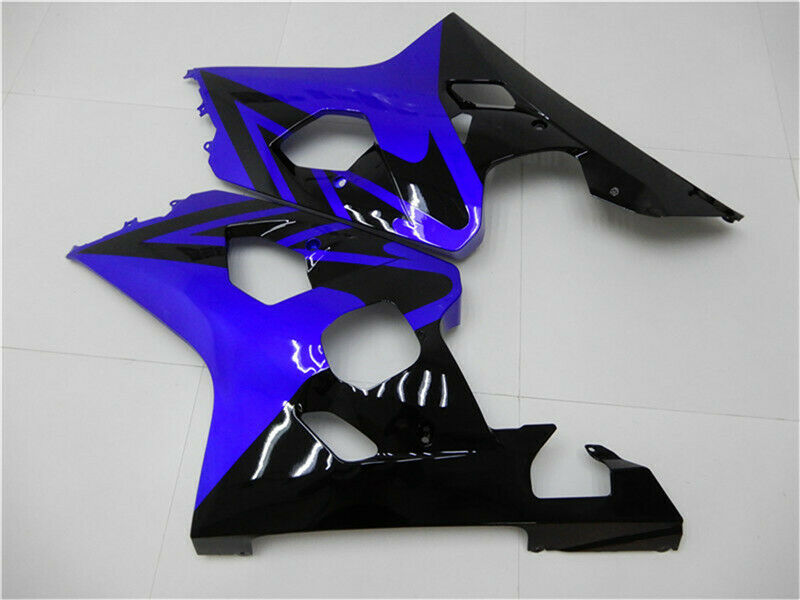 Amotopart Verkleidungen Suzuki GSXR600 750 2004–2005 Verkleidung Blau Schwarz Verkleidungsset