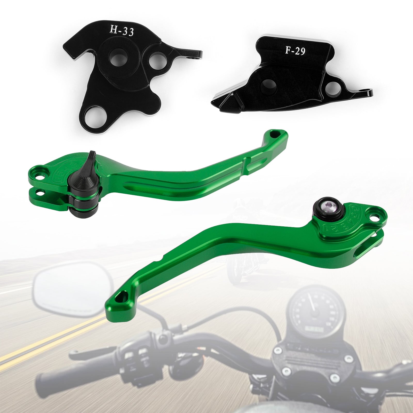 Levier de frein d'embrayage court CNC, adapté à Honda VFR 1200 2010-2013 RC51 2000-2006