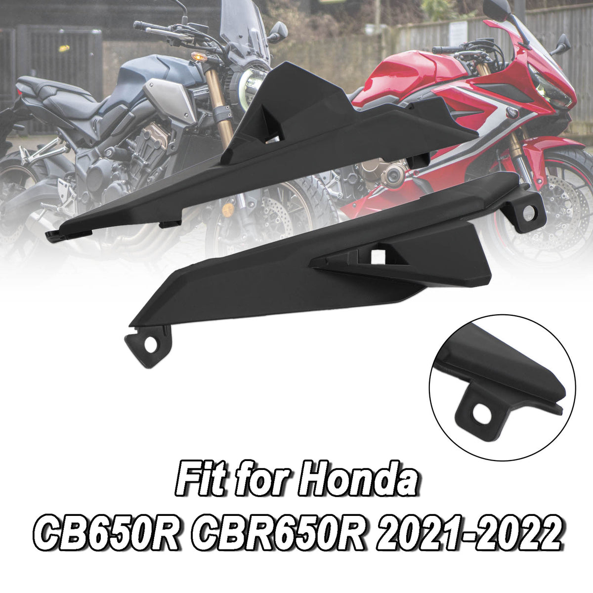 Carenatura del pannello del sedile laterale della coda posteriore per Honda CB650R CBR650R 21-22