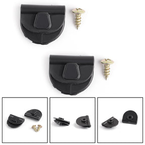 Clip per coperchio laterale sinistro della batteria Harley + vite adatta per Sportster XL883 XL1200 2004-2018 1200 Nero