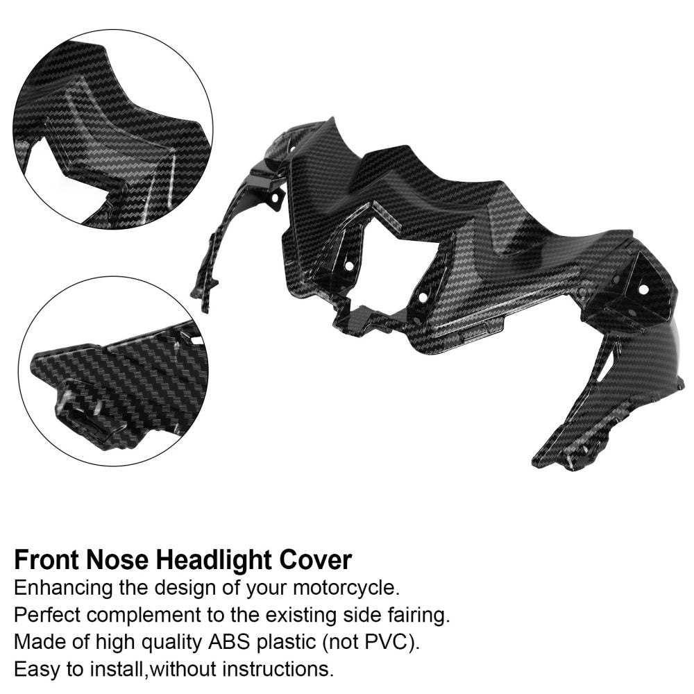 Carbon Front Nose Headlight Cover Fairing Cowling For KAWASAKI Z900 2020-2021 Generic