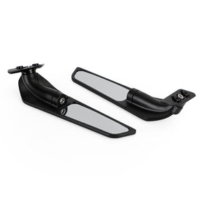 Adjustable Wing Fin Rearview Mirrors For Ducati Panigale 1299 959 2015-2021 Generic