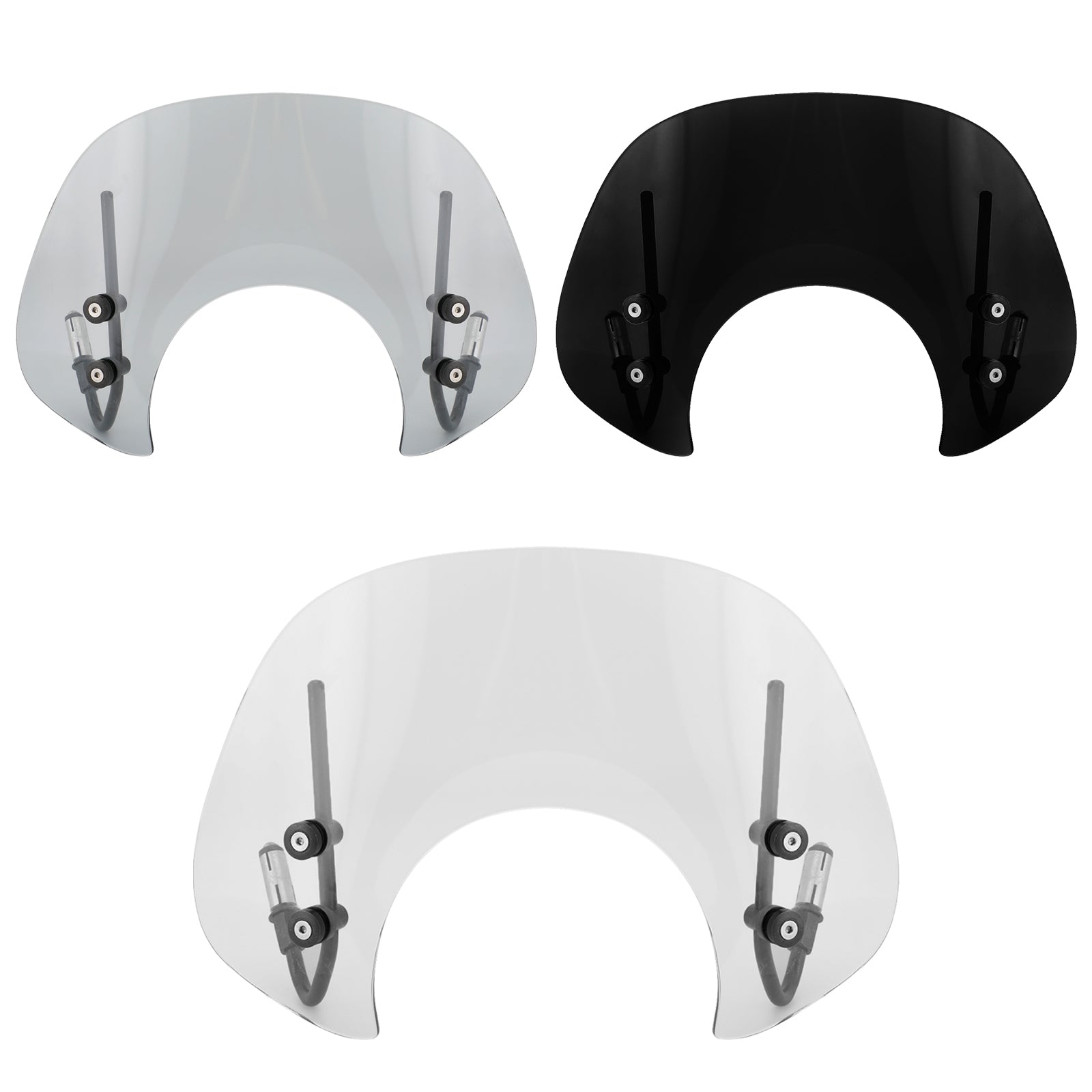 Short Windshield WindScreen fit for Vespa Primavera 150 2014-2021 Generic