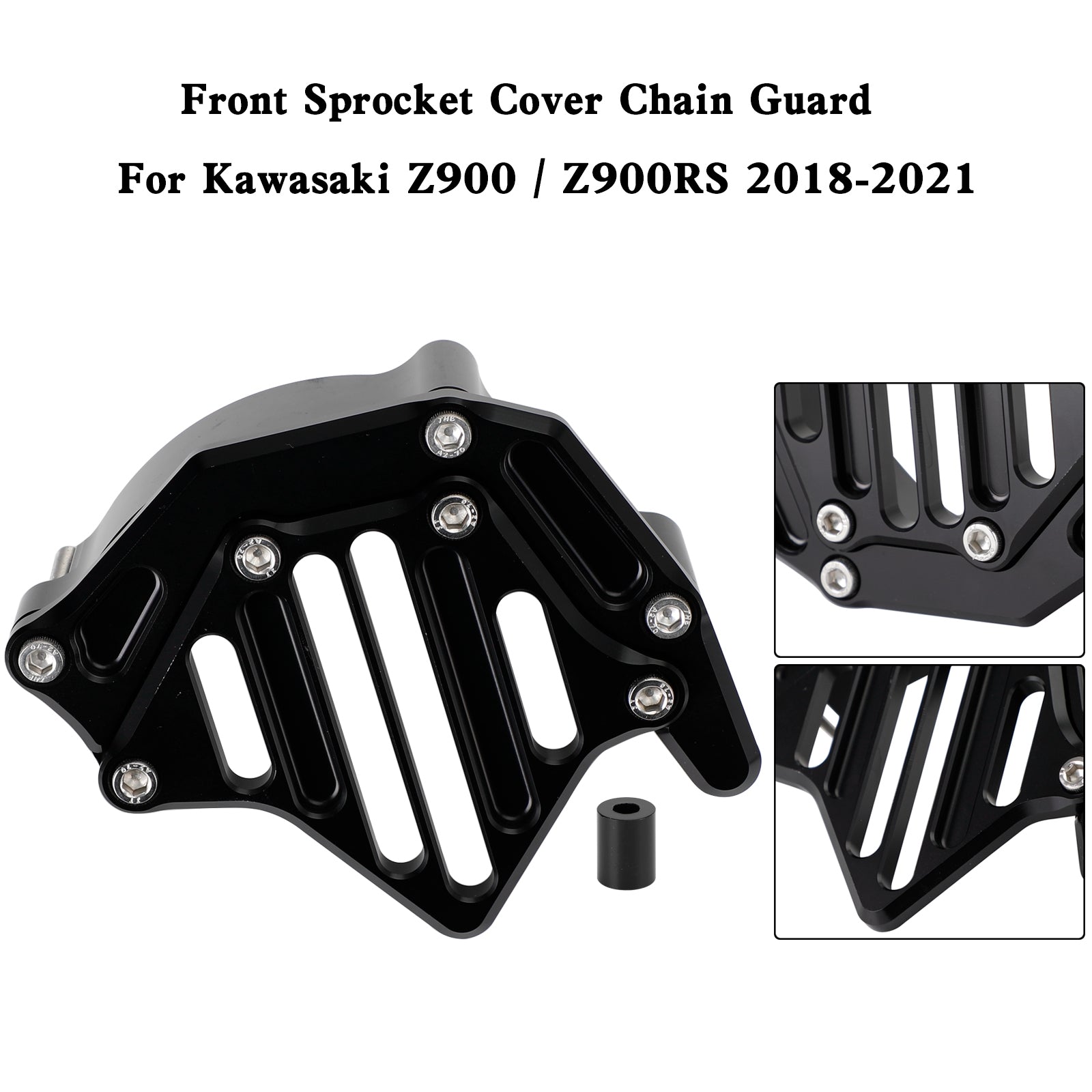 Garde-chaîne de couvercle de pignon avant pour Kawasaki Z900 Z900RS 2018 – 2021