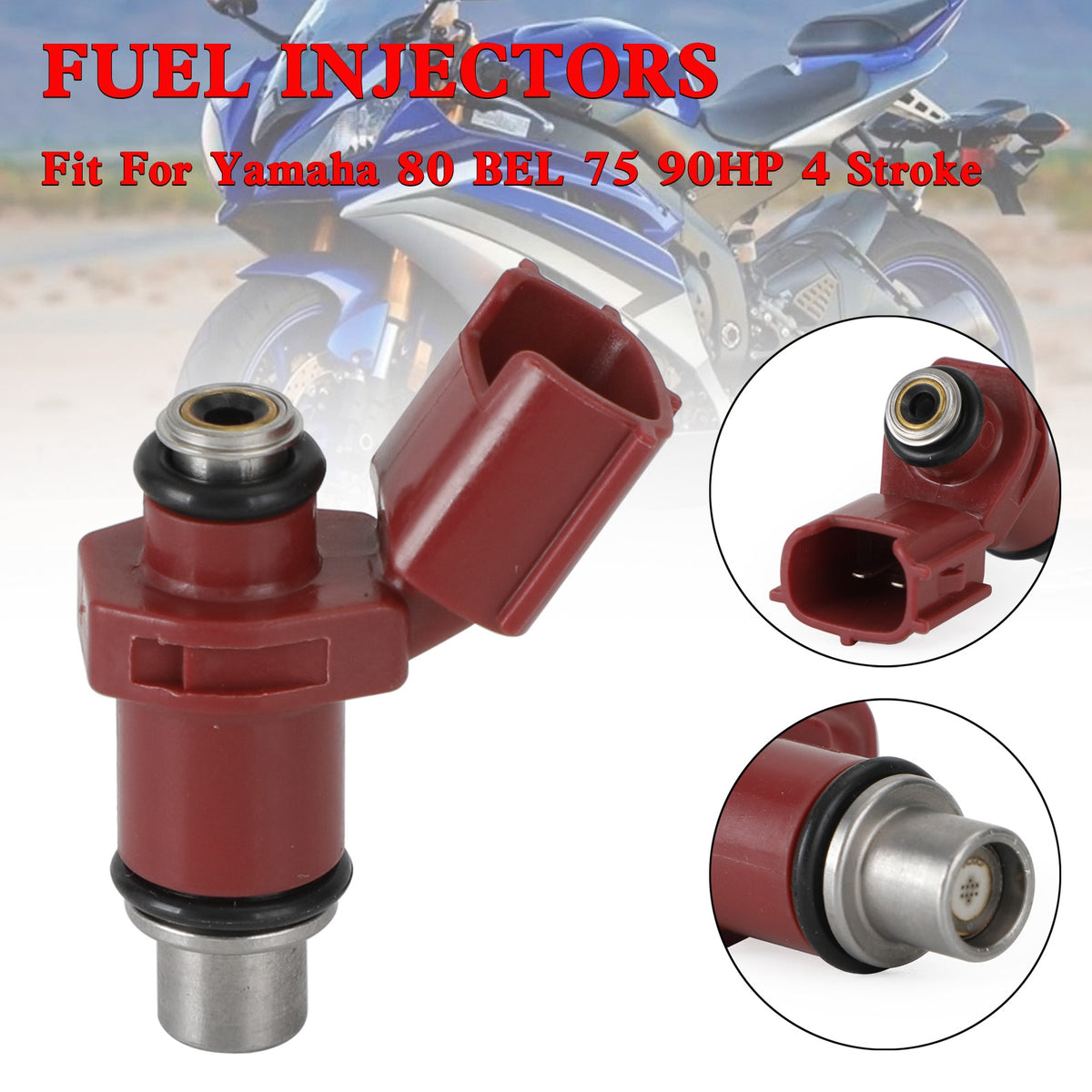 Fuel Injector 160CC 6D8-13761-00-00 For Yamaha Outboard 80BEL 75-90HP 4 Stroke Generic