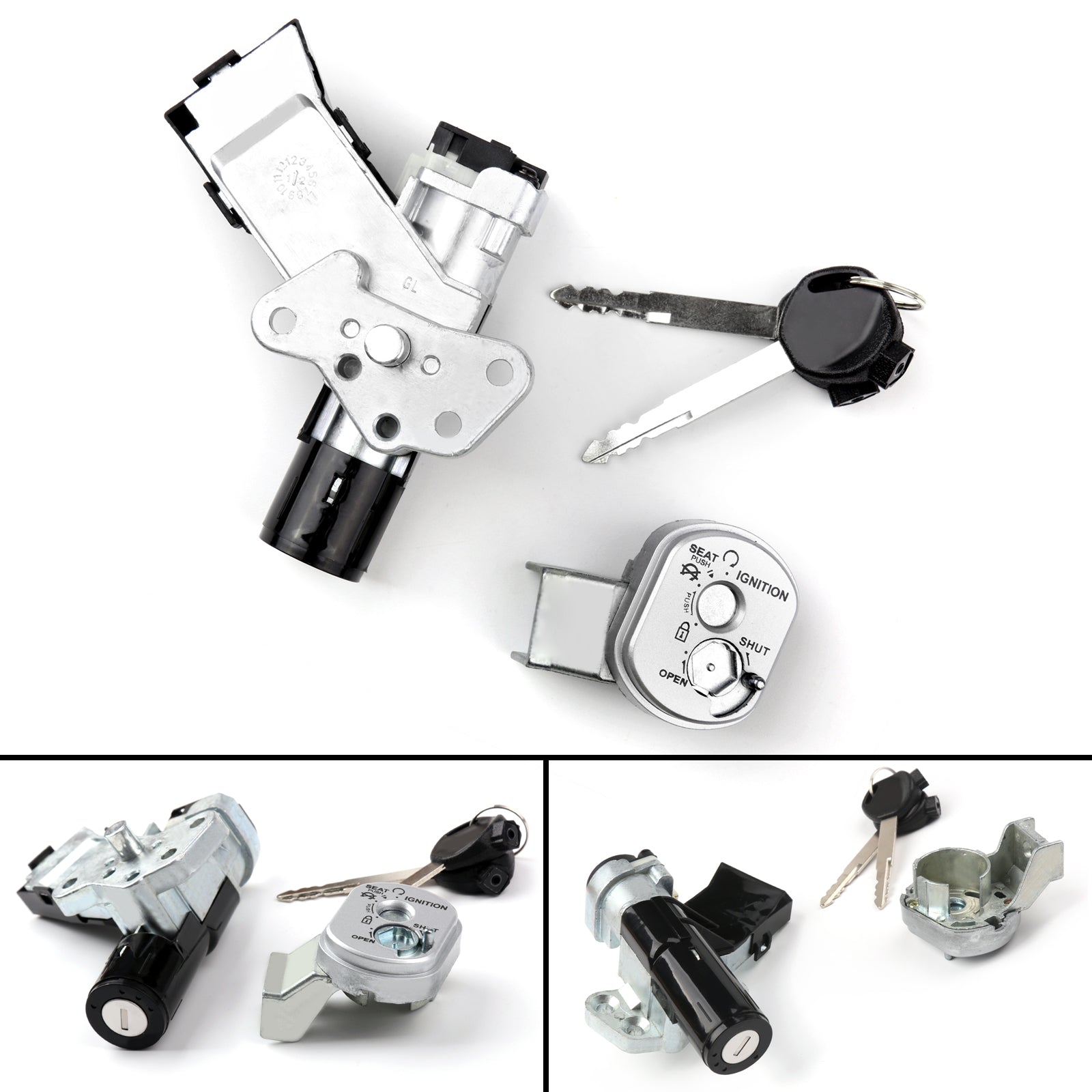 Ignition Switch Lock Set 35014-GFC-770 For Honda NCH50 Metropolitan 2013-2015