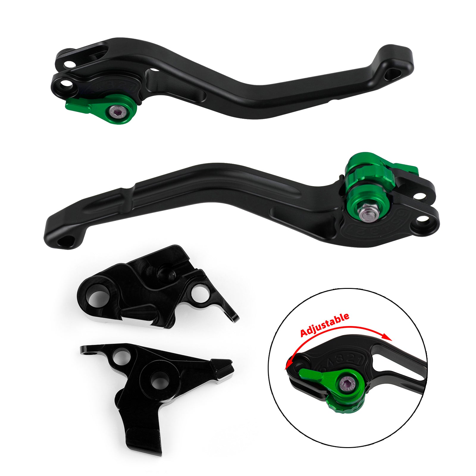 Nouveau levier de frein d'embrayage court adapté pour Kawasaki ER-6N NINJA 650R/ER-6F VERSYS