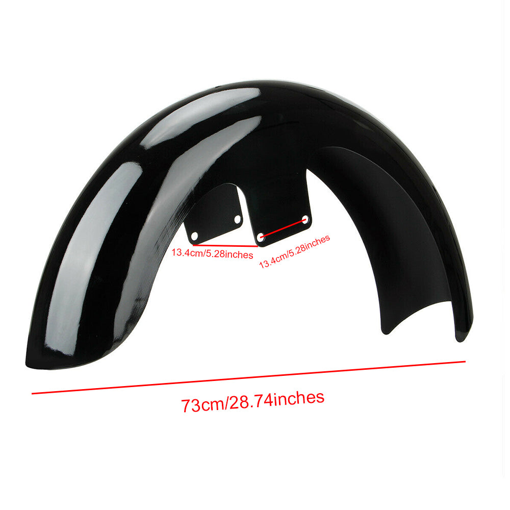 21" Wrap Front Fender For Touring Electra Street Road Glide Baggers FLHT FLHR Generic