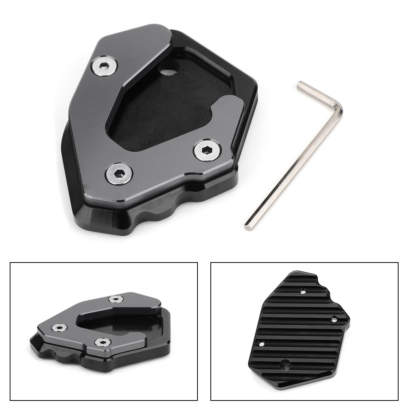Kickstand Side Stand Extension Plate For Benelli Leoncino 500 BJ250 TNT25 BJ300 Titanium