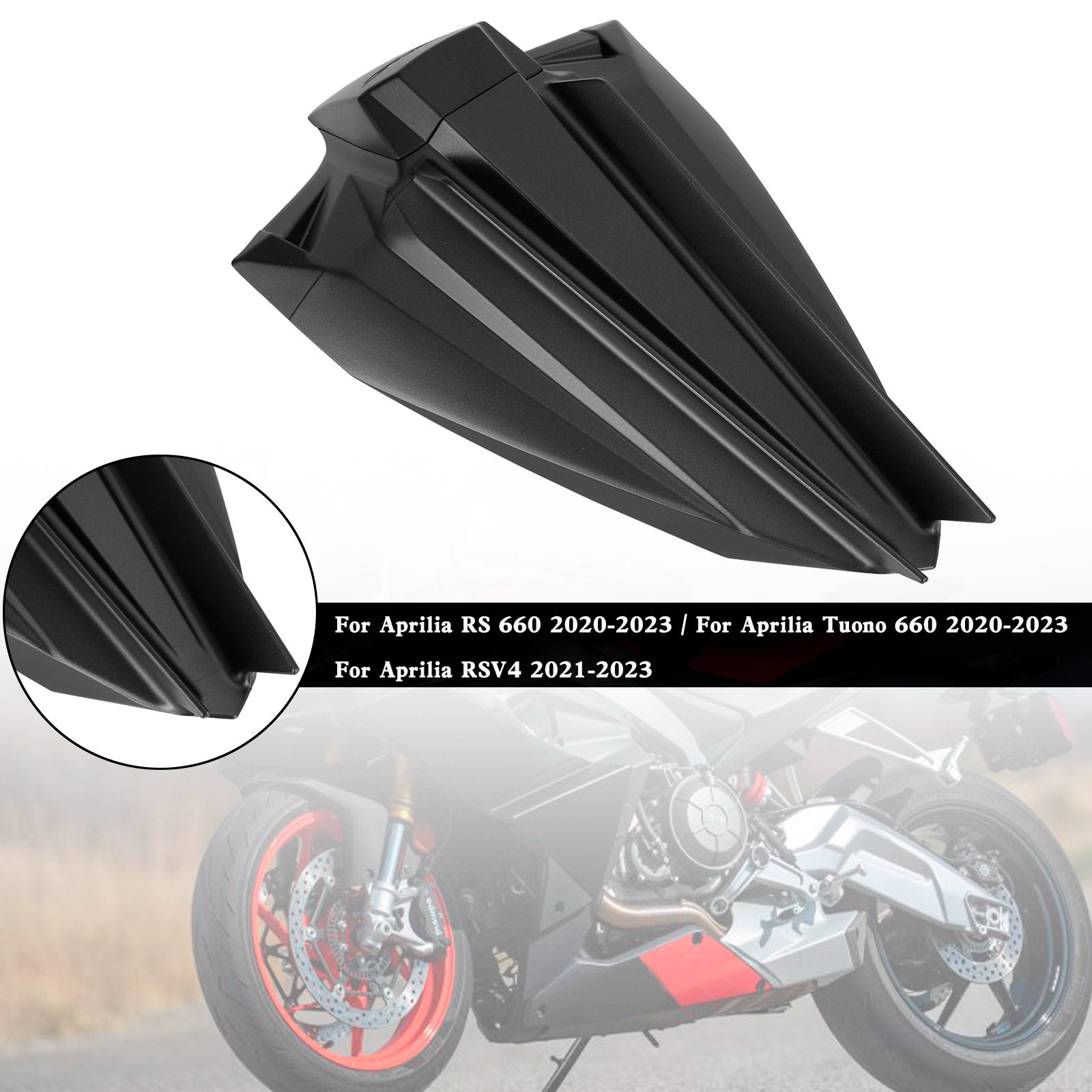 20-23 Aprilia RS 660 Tuono Rear Seat Cover Fairing Cowl