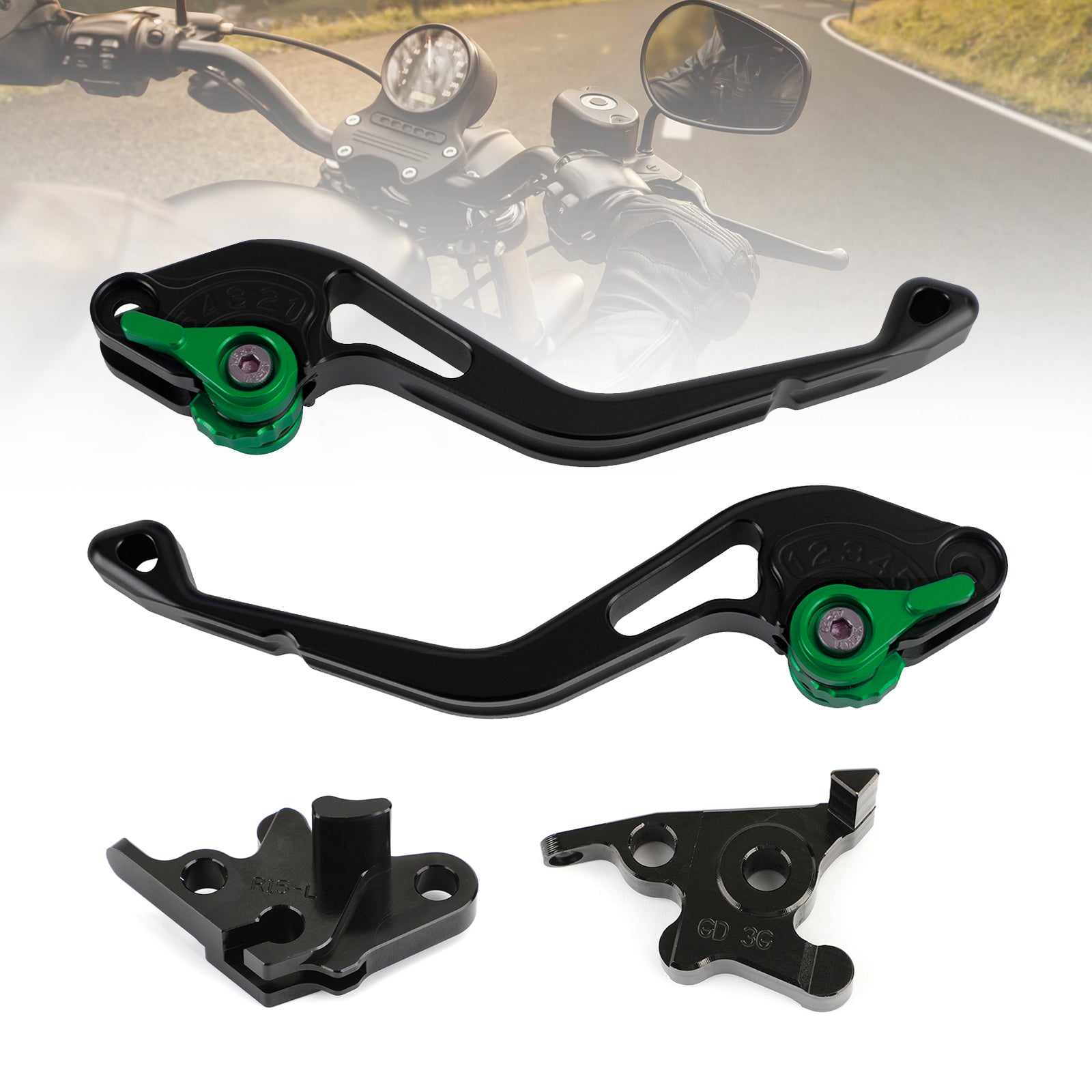 NUEVA palanca de freno de embrague corta adecuada para YAMAHA MT 125 2014-2019