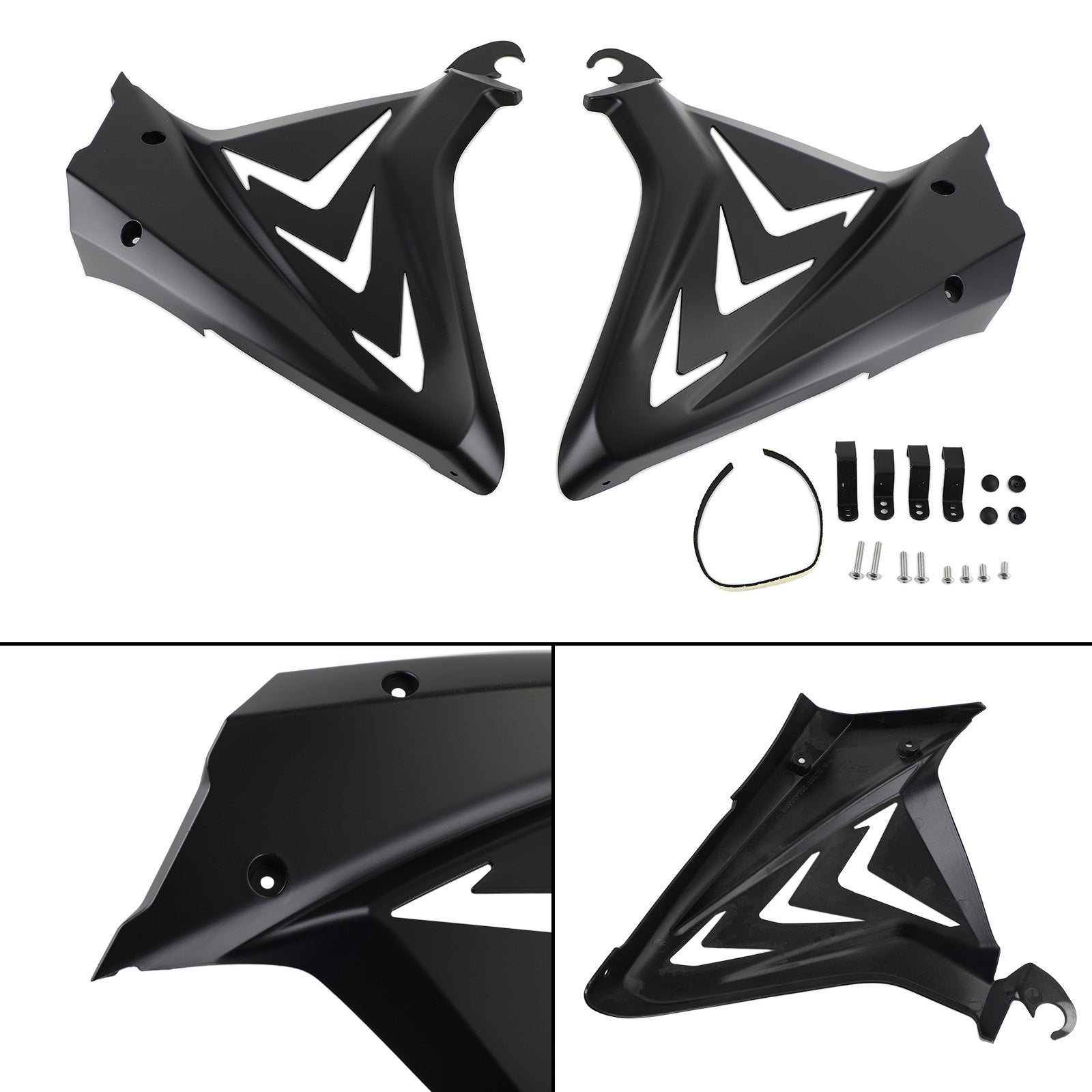 Pannelli di copertura del telaio laterale Carene Cappe per Honda CBR650R 2019-2021 Generico